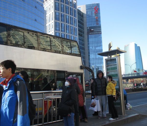 中国北京の路線バス