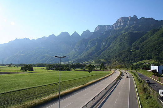 スイスの高速道路