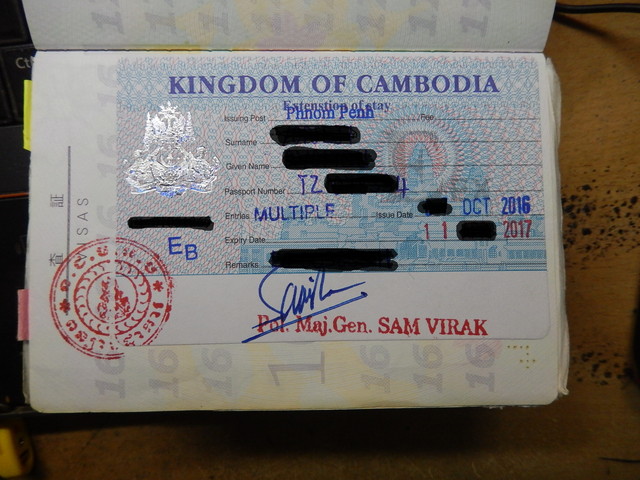 カンボジアのビザ