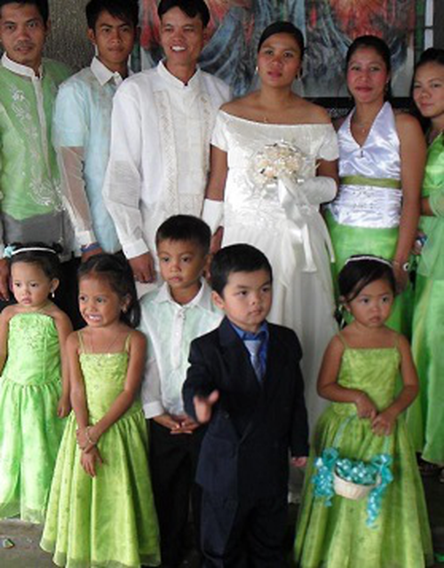 フィリピンでの結婚式