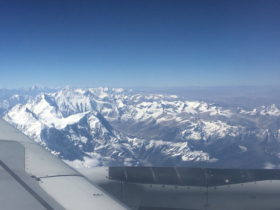ネパールの冬山