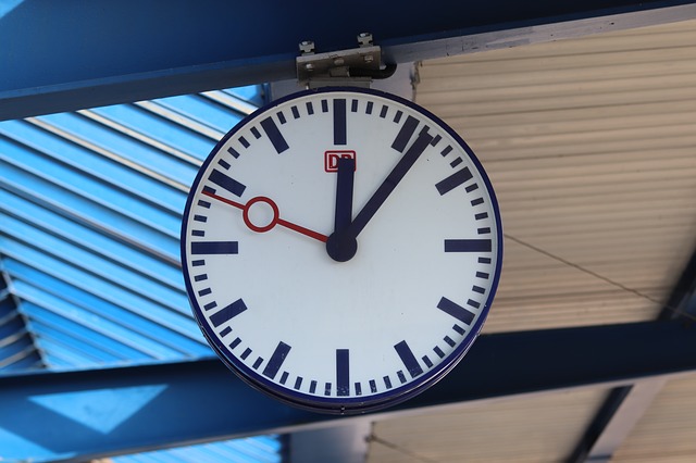 駅の時計