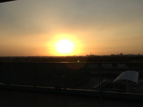 台湾の夕日