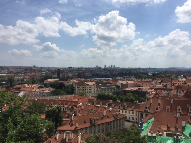 プラハ城からの景色