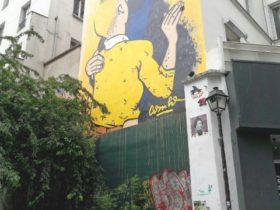 パリの壁絵