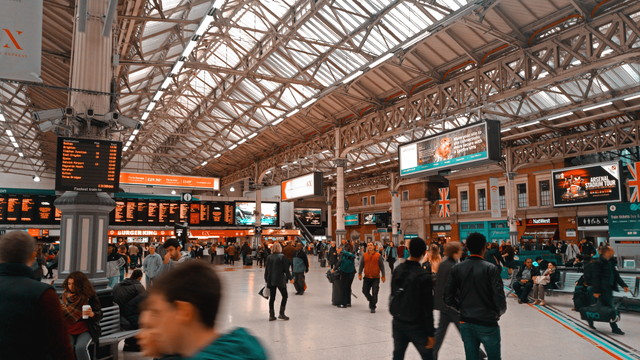 ロンドンの駅
